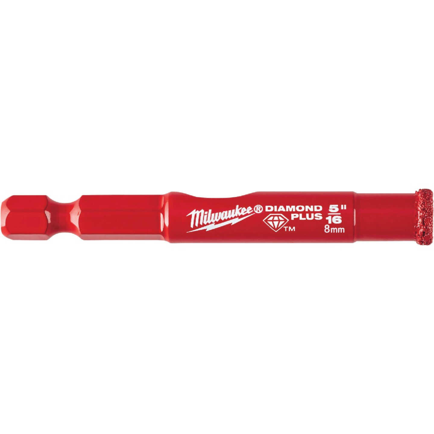 Milwaukee 5/16 In. x 2-1/8 In. Diamond Glass & Tile Drill Bit Image 1