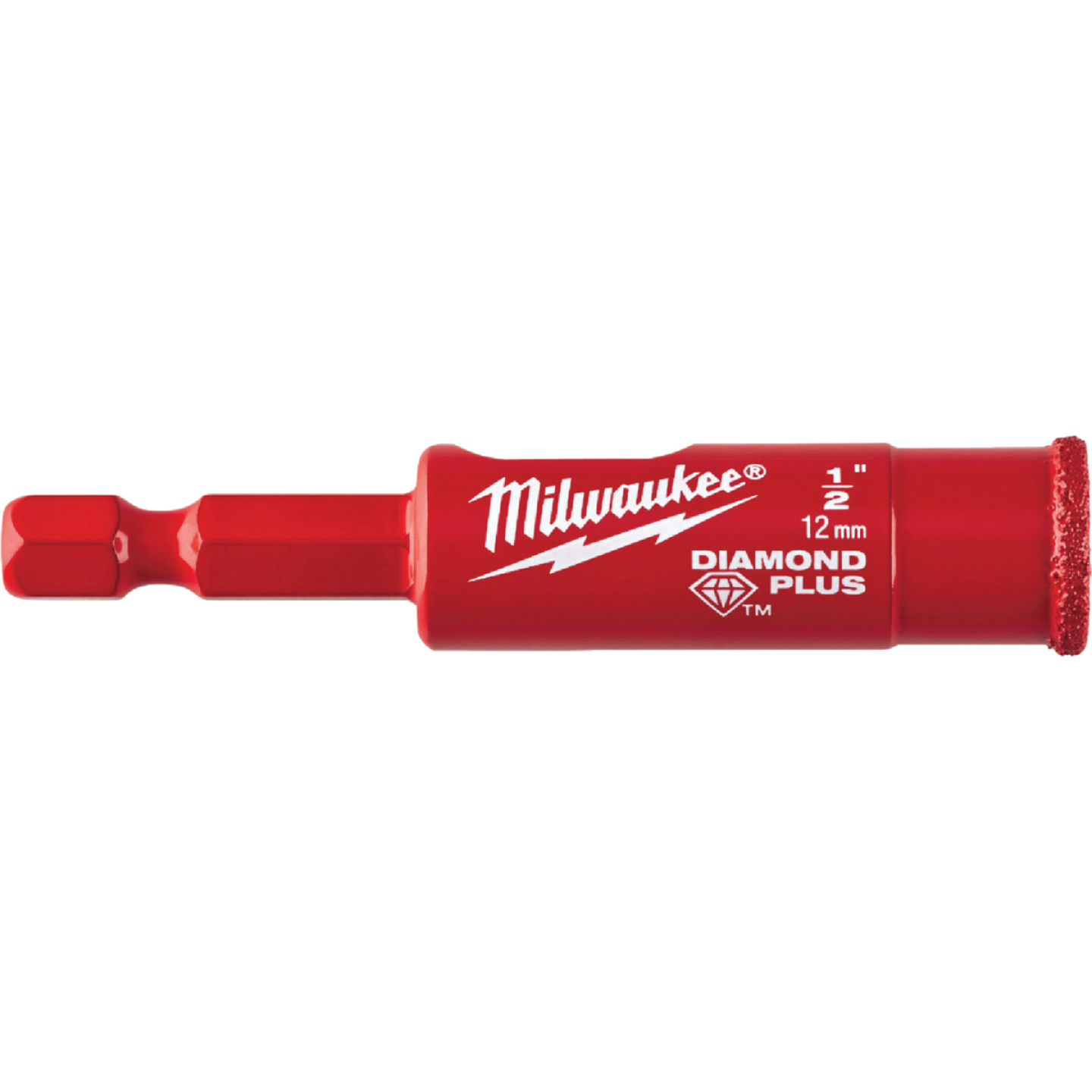 Milwaukee 1/2 In. x 2-1/8 In. Diamond Glass & Tile Drill Bit Image 1