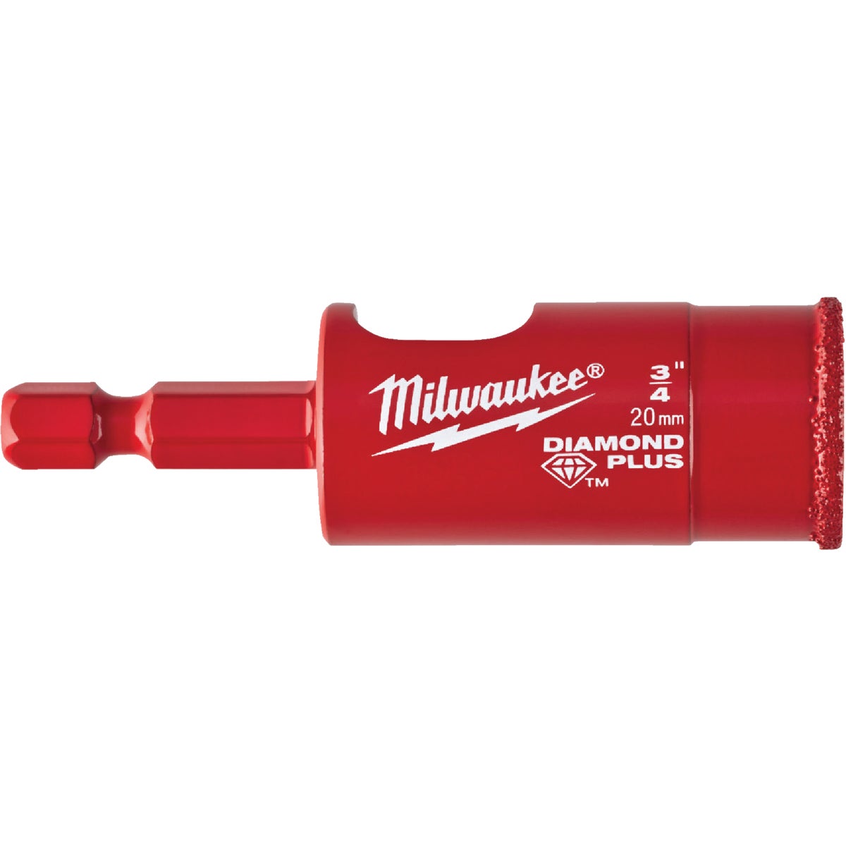 Milwaukee 3/4 In. x 2-1/8 In. Diamond Glass & Tile Drill Bit Image 1