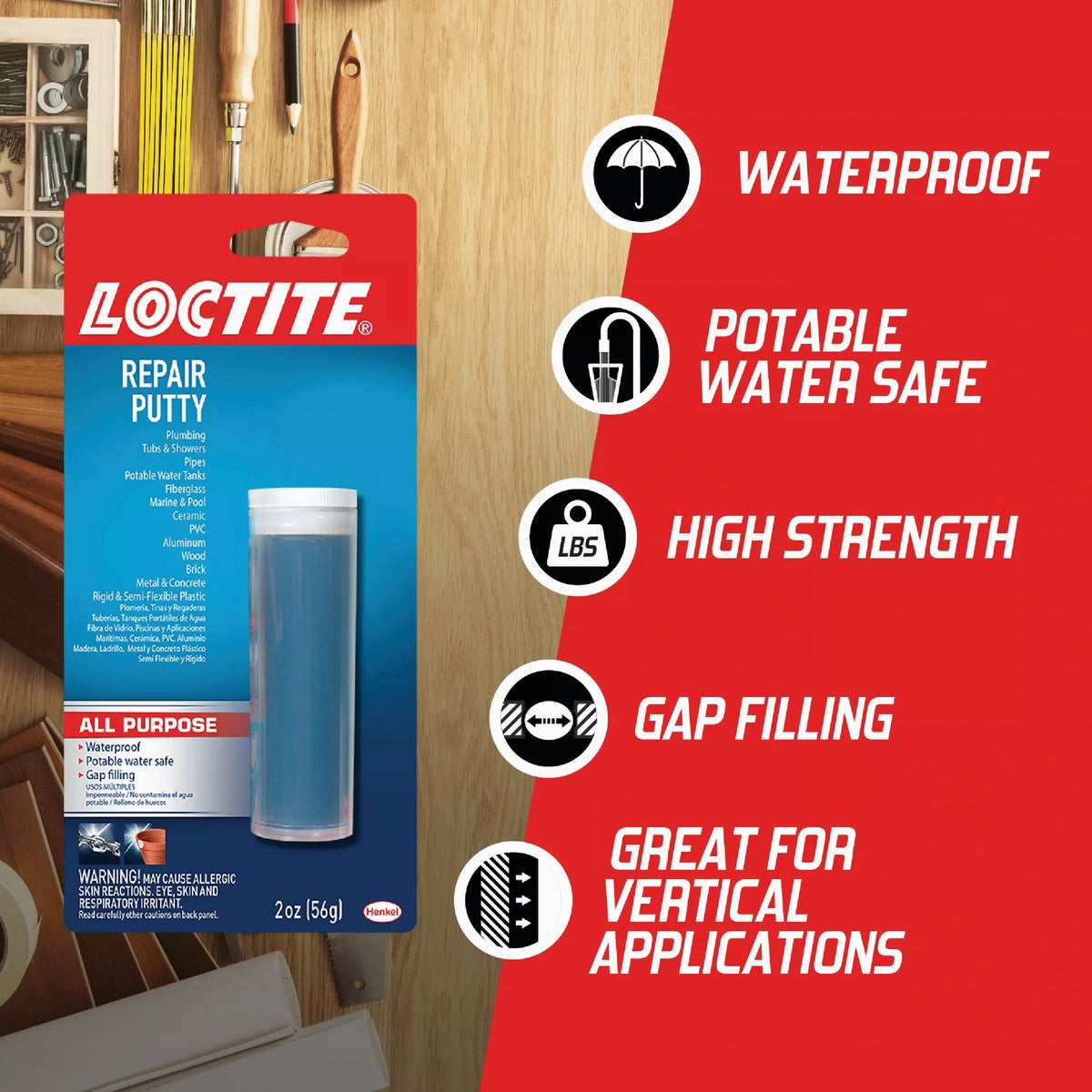 Loctite 2 Oz. All Purpose Epoxy Putty  Image 5
