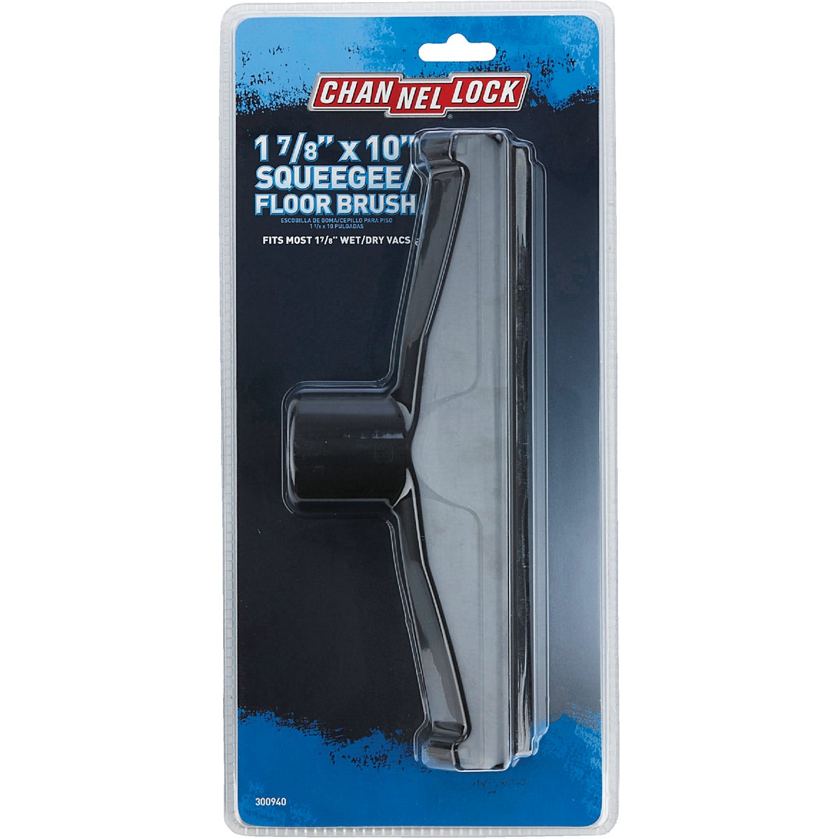Channellock 1-7/8 In. x 10 In. Black Plastic Squeegee Vacuum Nozzle Image 2