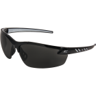 Edge Eyewear Zorge G2 Gloss Black Frame Safety Glasses with Smoke Lenses Image 1