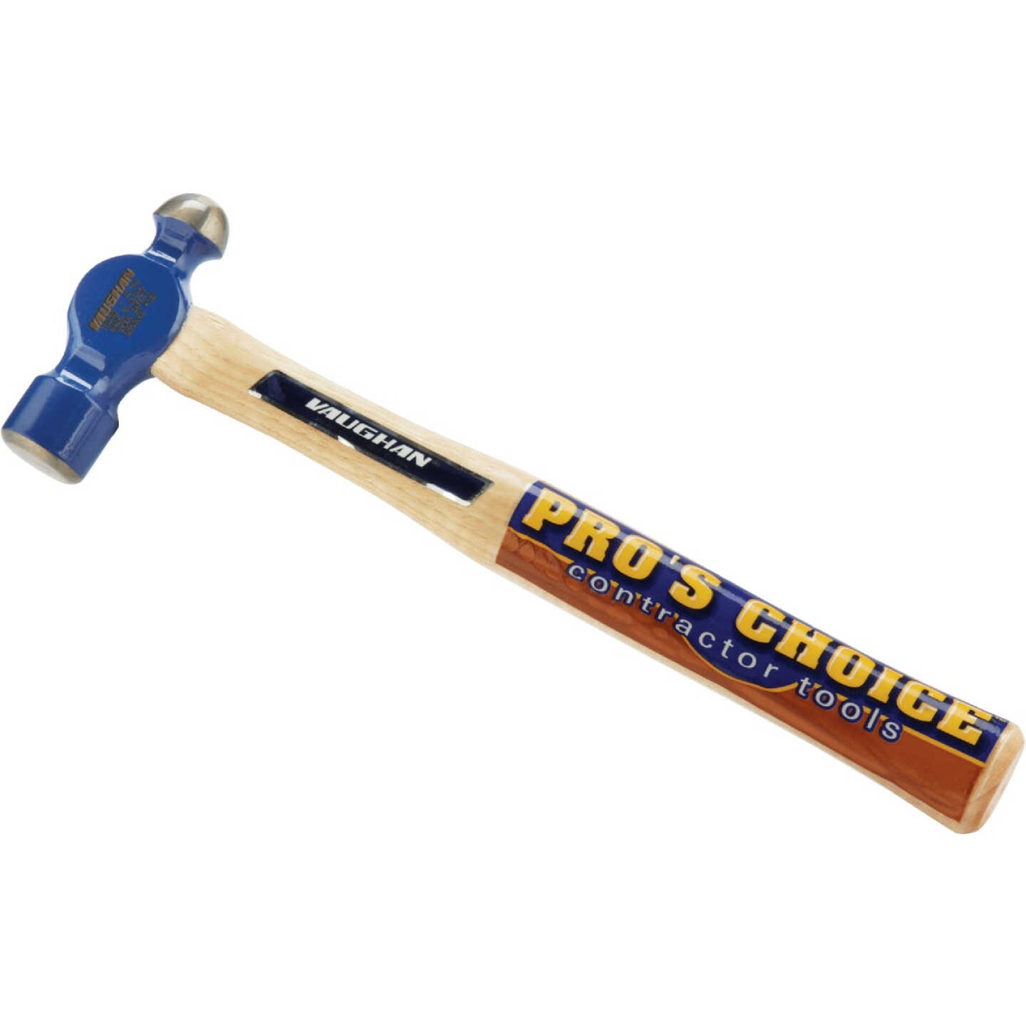 Vaughan 12 Oz. Steel Ball Peen Hammer with Hickory Handle Image 1