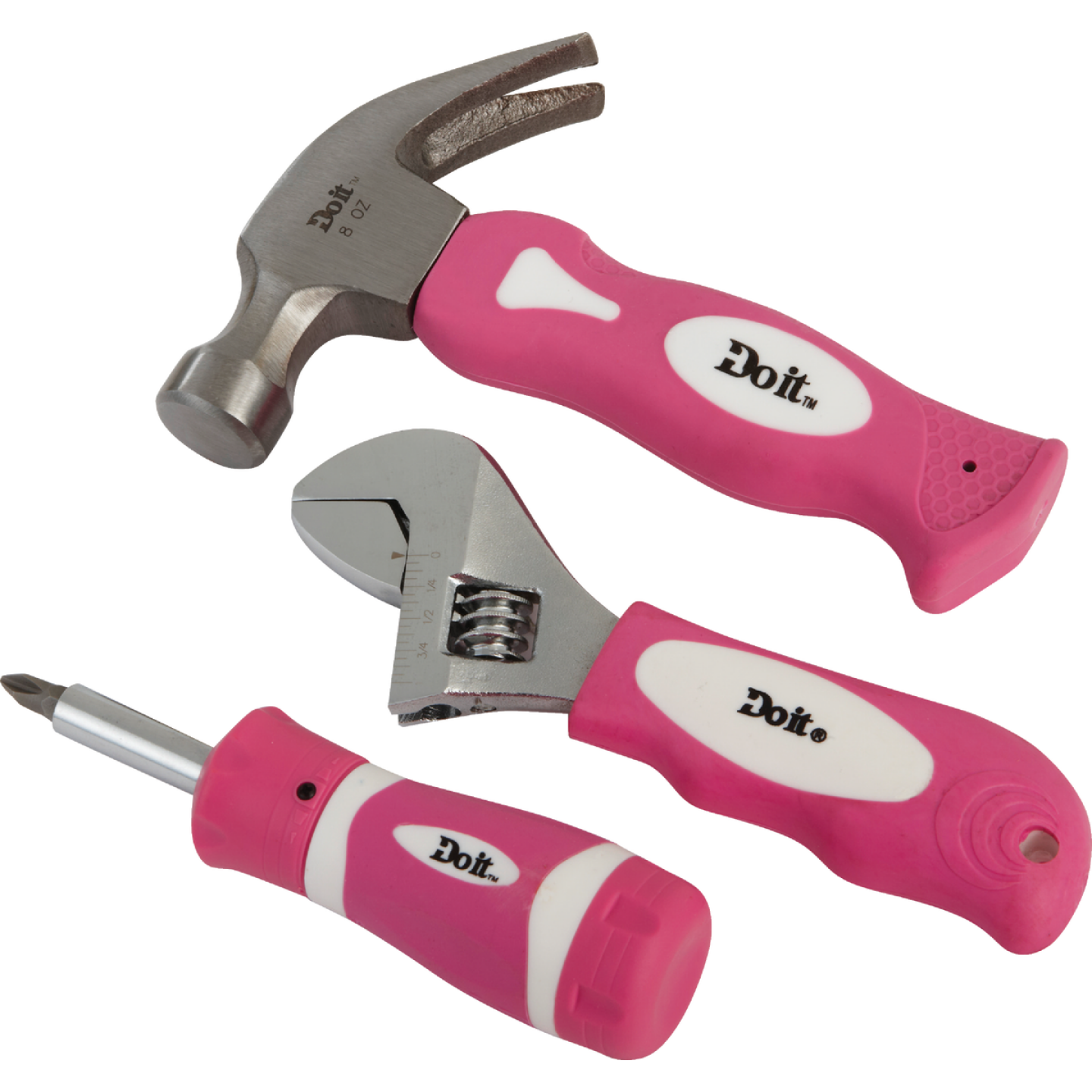 Do it 6-in-1 Screwdriver, Wrench, Hammer Mini Tool Set (3-Piece) Image 1