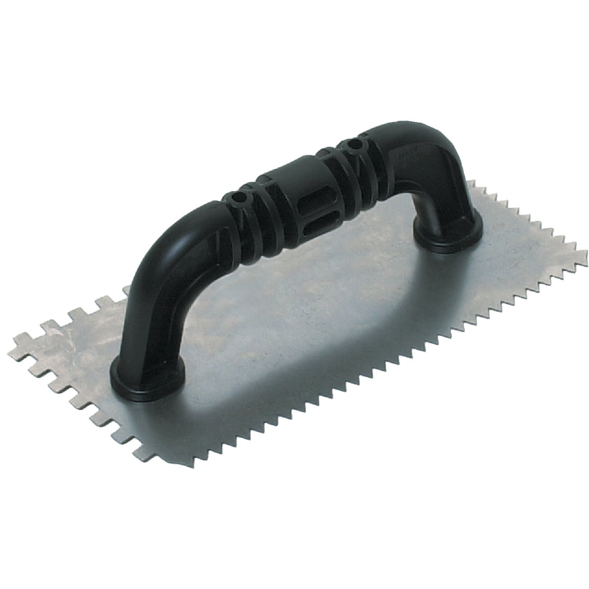 Marshalltown QLT 1/4 In. Square Notched & 1/4 In. V-Notched Trowel with Black Handle