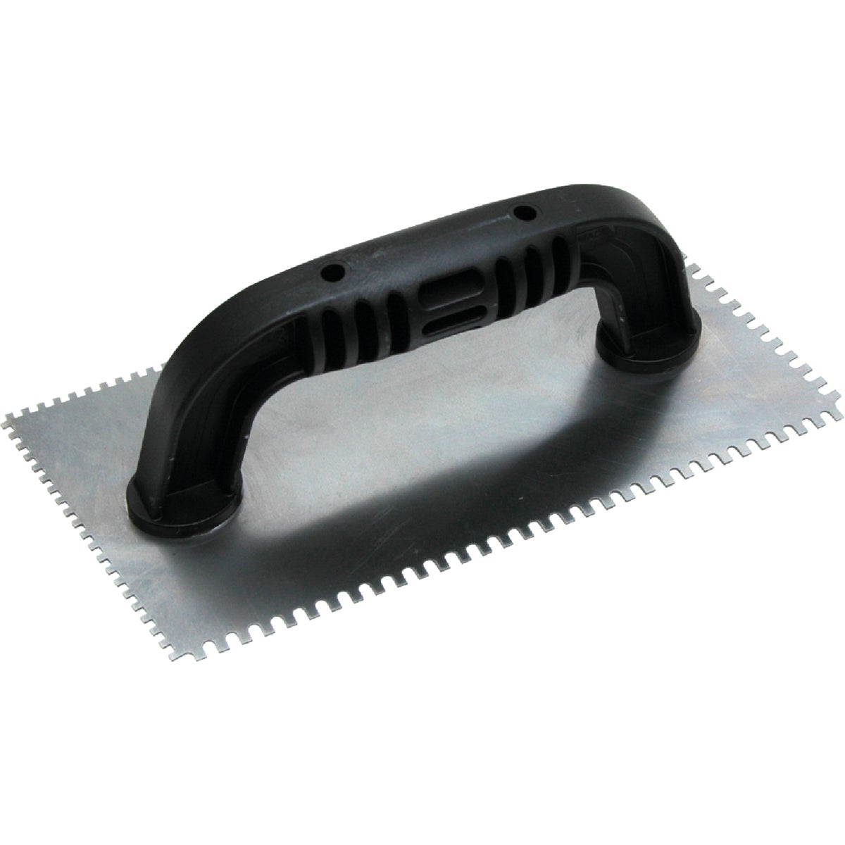 Marshalltown QLT 1/16 In. Square Notched & 1/16 In. U-Notched Trowel with Black Handle