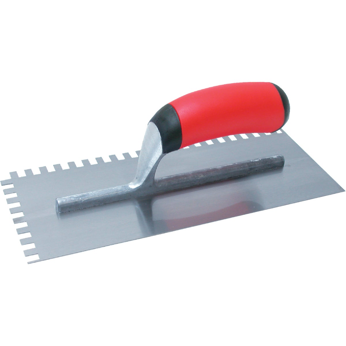 Marshalltown QLT 1/2 In. Square Notched Trowel with Soft Grip