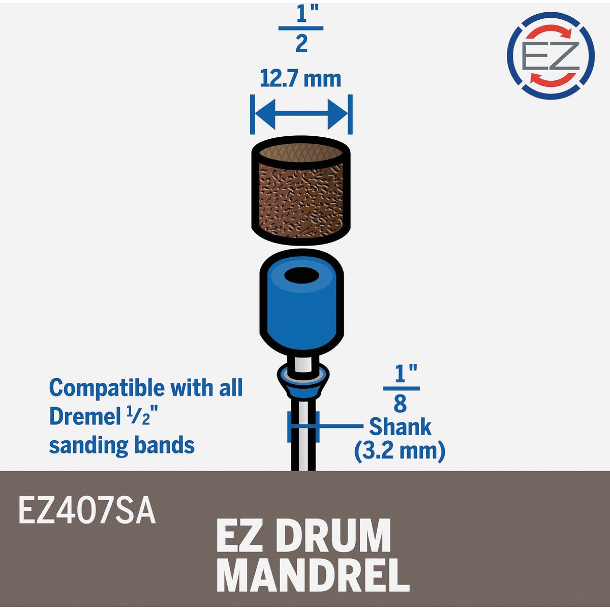 Dremel EZ Drum Rotary Tool Mandrel Image 3