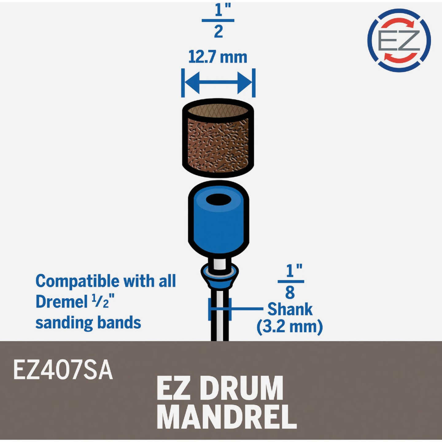 Dremel EZ Drum Rotary Tool Mandrel Image 3