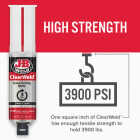 J-B Weld 0.85 Oz. ClearWeld Epoxy, Syringe Image 4