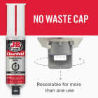 J-B Weld 0.85 Oz. ClearWeld Epoxy, Syringe Image 3