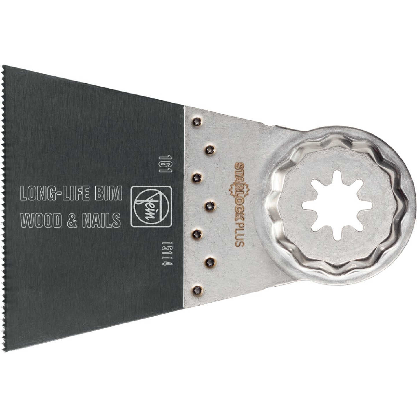 Fein Starlock 2-9/16 In. Bi-Metal Long-Life E-Cut Oscilating Blade (3-Pack) Image 1