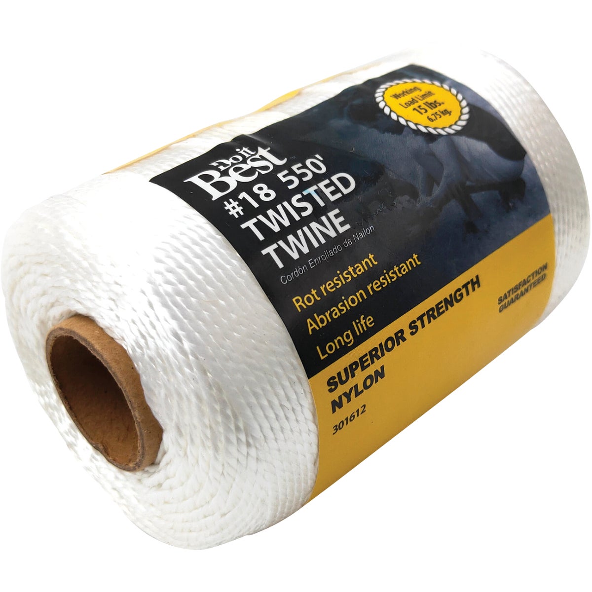 Do it Best #18 x 550 Ft. White Nylon Twisted Twine Image 2