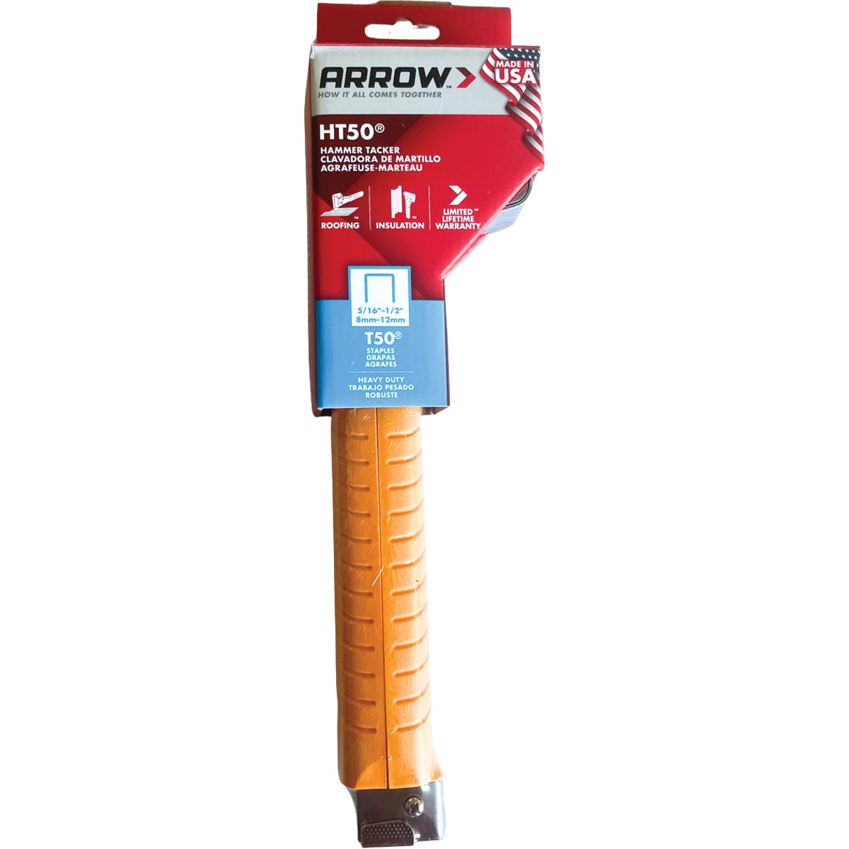 Arrow HT50 Heavy-Duty Hammer Tacker Image 3
