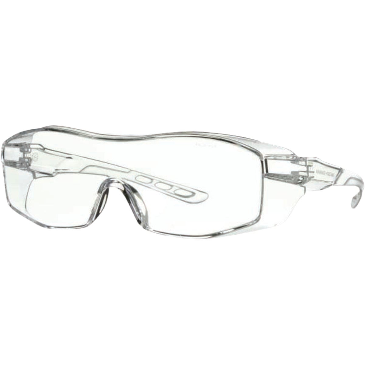 3M Clear Frame Safety Eyeglass Protectors with Anti-Scratch Clear Lenses Image 2