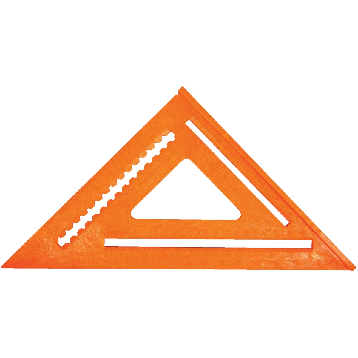 Johnson Level 12 In. Plastic Structo-Cast Rafter Square Image 1