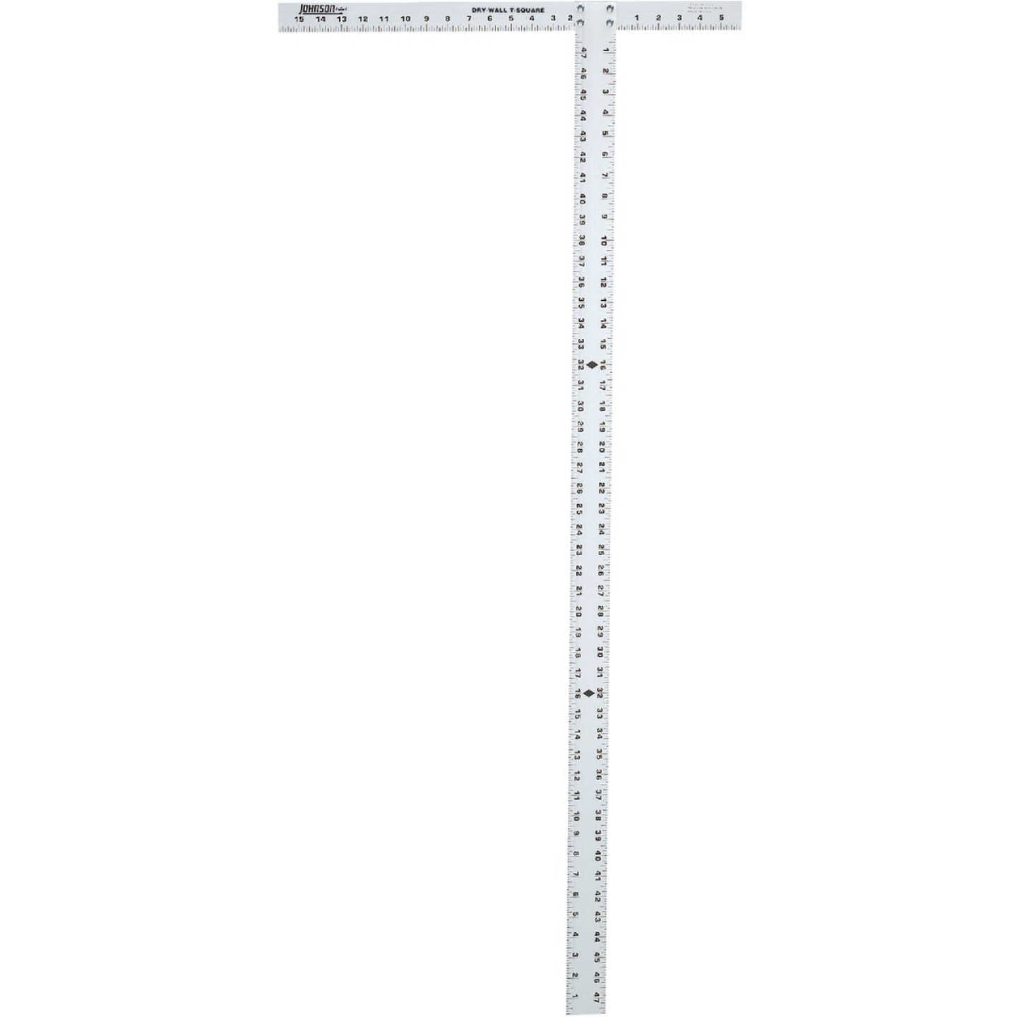 Johnson Level 48 In. Aluminum English Heavy-Duty Drywall Square Image 1