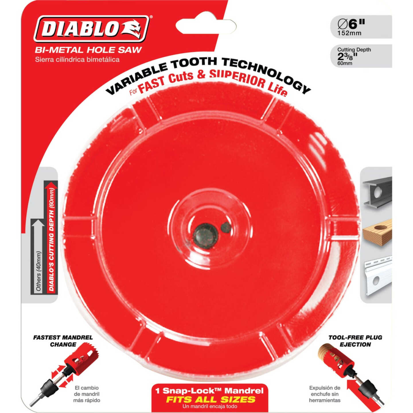 Diablo 5 In. Bi-Metal Hole Saw Image 2