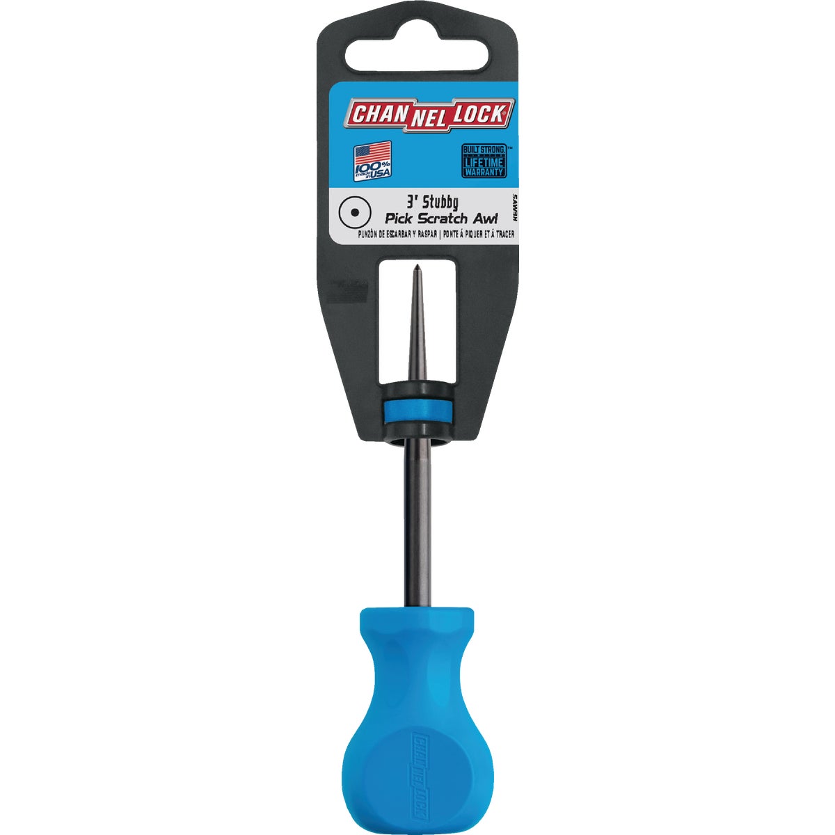Channellock Stubby  3 In. Professional Pick Scratch Awl Image 6