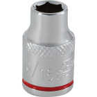 Channellock 3/8 In. Drive 5/16 In. 6-Point Shallow Standard Socket Image 1