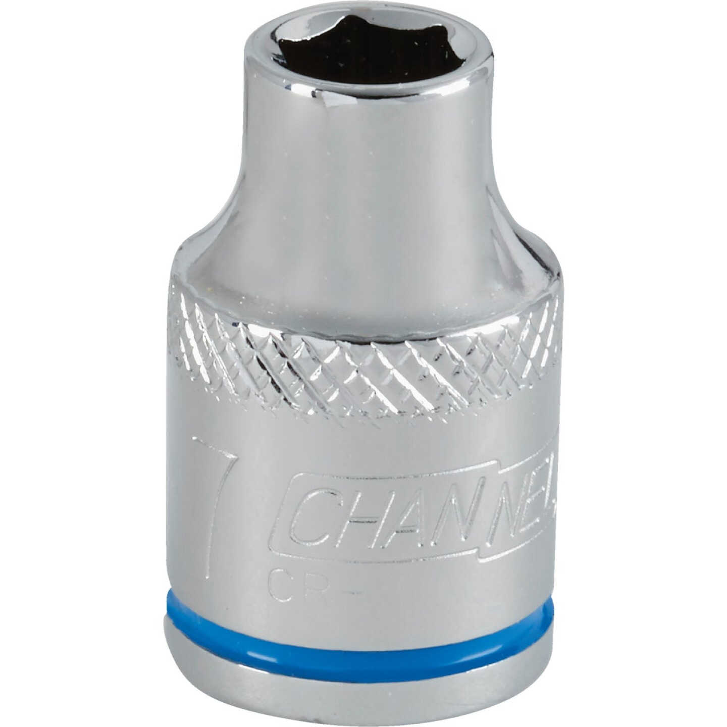Channellock 3/8 In. Drive 7 mm 6-Point Shallow Metric Socket Image 1