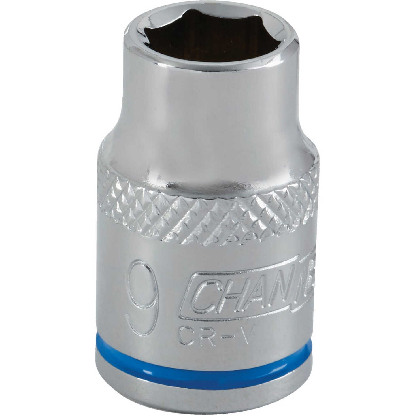Channellock 3/8 In. Drive 9 mm 6-Point Shallow Metric Socket Image 1