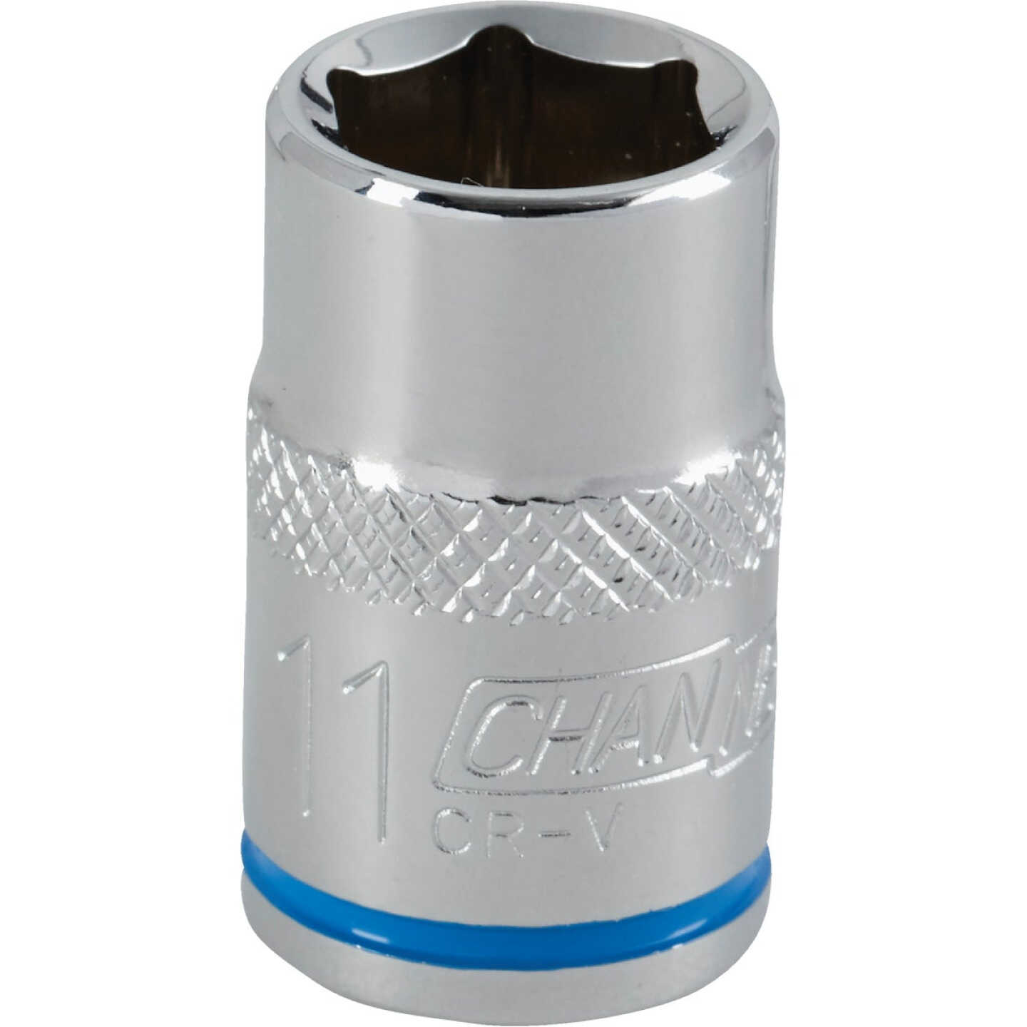 Channellock 3/8 In. Drive 11 mm 6-Point Shallow Metric Socket Image 1