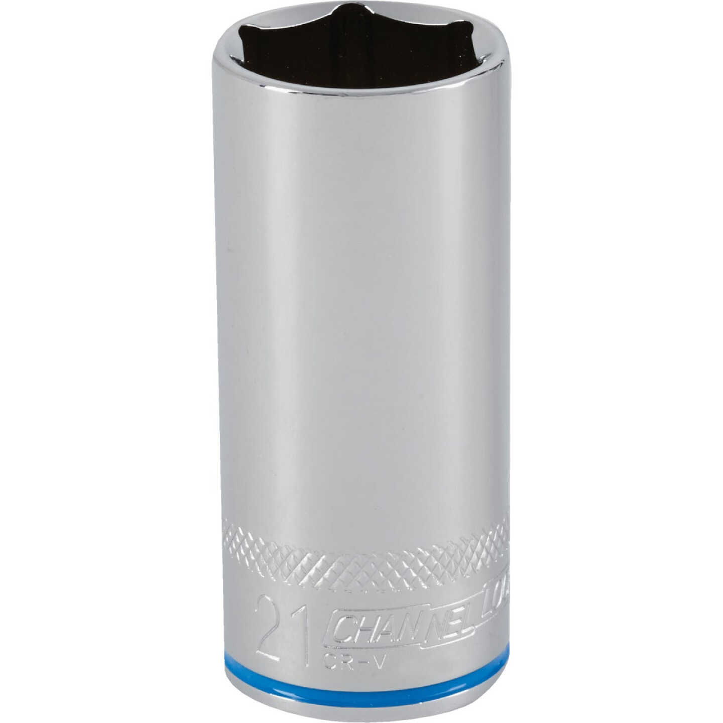 Channellock 3/8 In. Drive 21 mm 6-Point Deep Metric Socket Image 1
