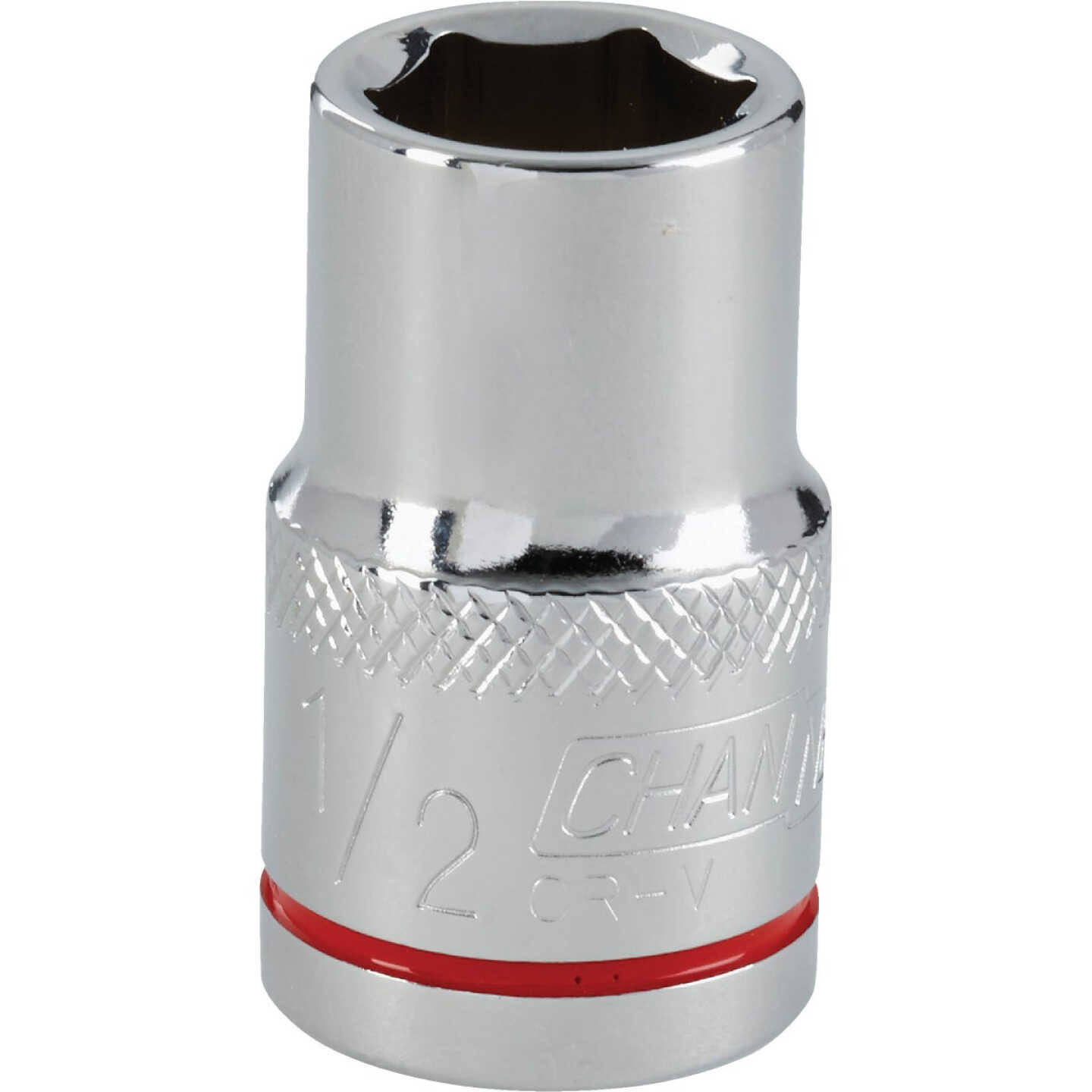 Channellock 1/2 In. Drive 1/2 In. 6-Point Shallow Standard Socket Image 1