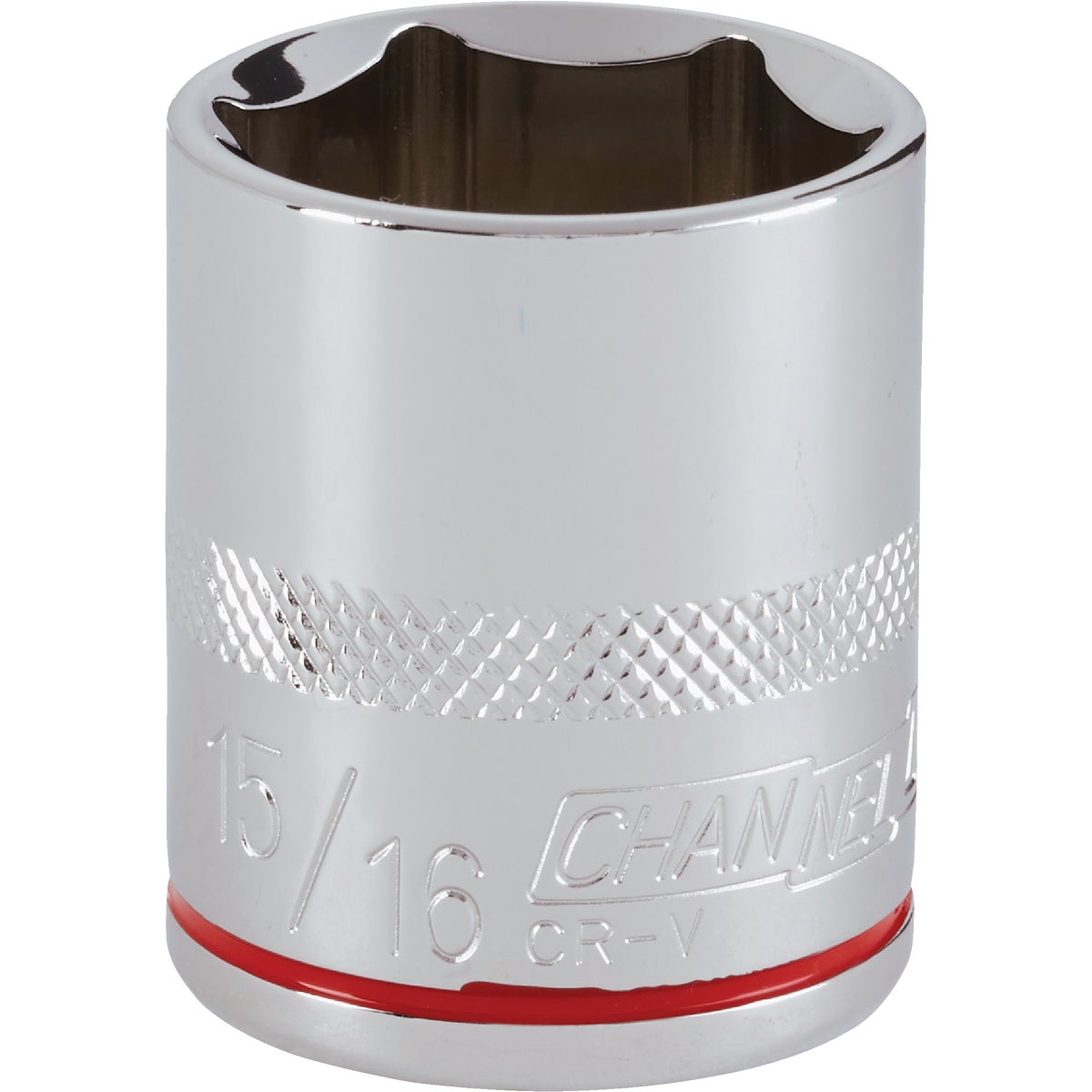 Channellock 1/2 In. Drive 15/16 In. 6-Point Shallow Standard Socket Image 1