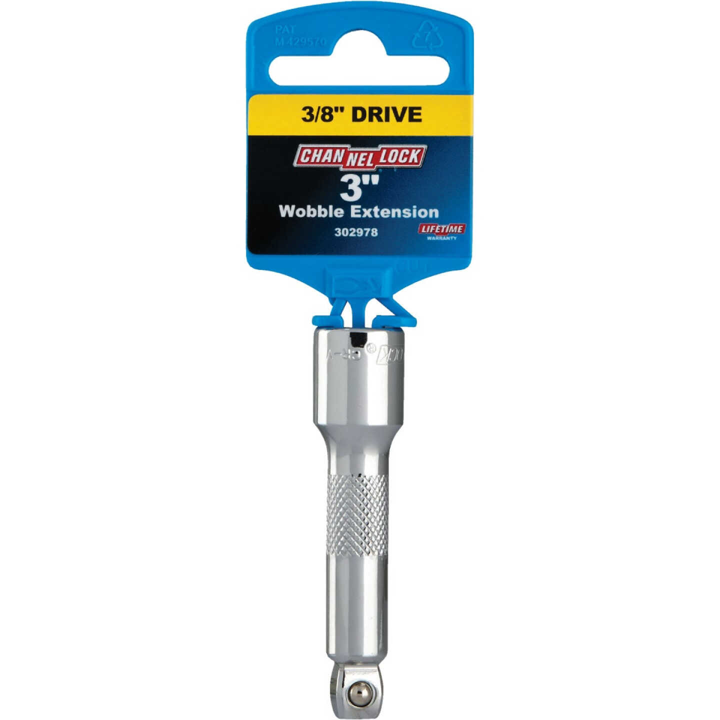 Channellock 3/8 In. Drive 3 In. Long Wobble Socket Extension Image 2