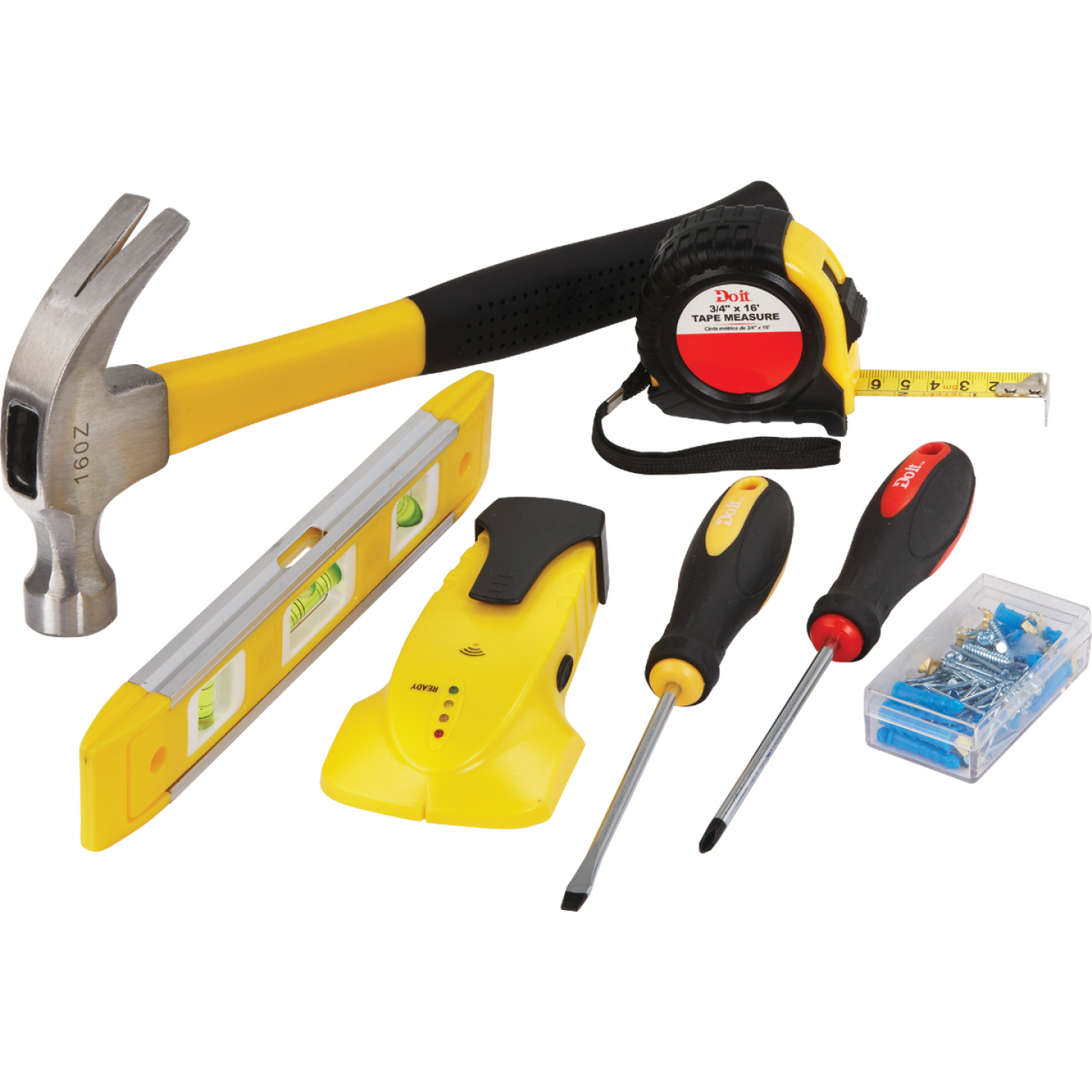Do it Home Tool Set with Hanging Hardware (7-Piece) Image 1