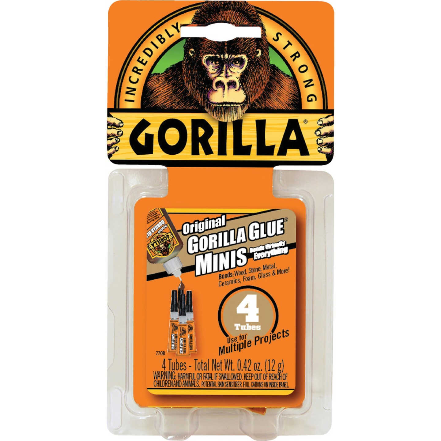 Gorilla 0.42 Oz. Original All-Purpose Glue Minis (4-Pack) Image 1