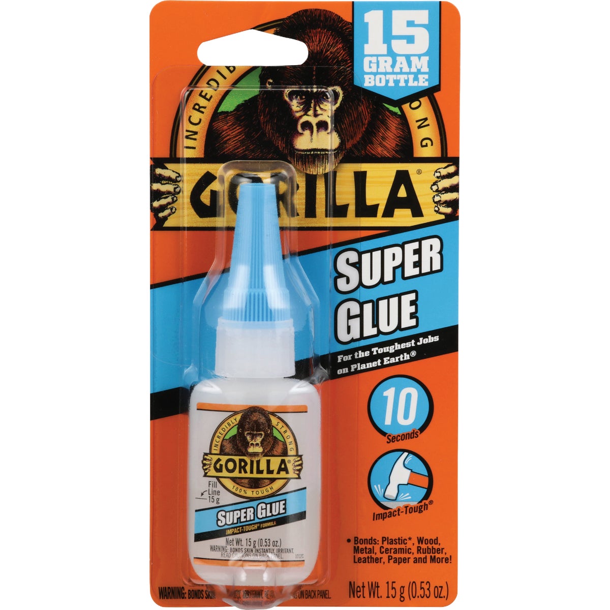 Gorilla 0.53 Oz. Liquid Super Glue