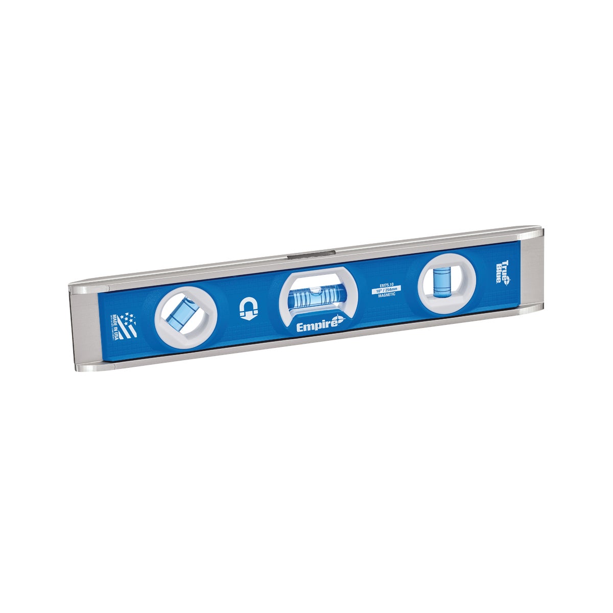 Empire True Blue 10 In. Aluminum Rare Earth Magnetic Dual-Pitch Torpedo Level Image 4