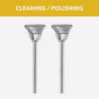 Dremel 1/2 In. Carbon Steel Wire Cleaning Brush (2-Pack) Image 3