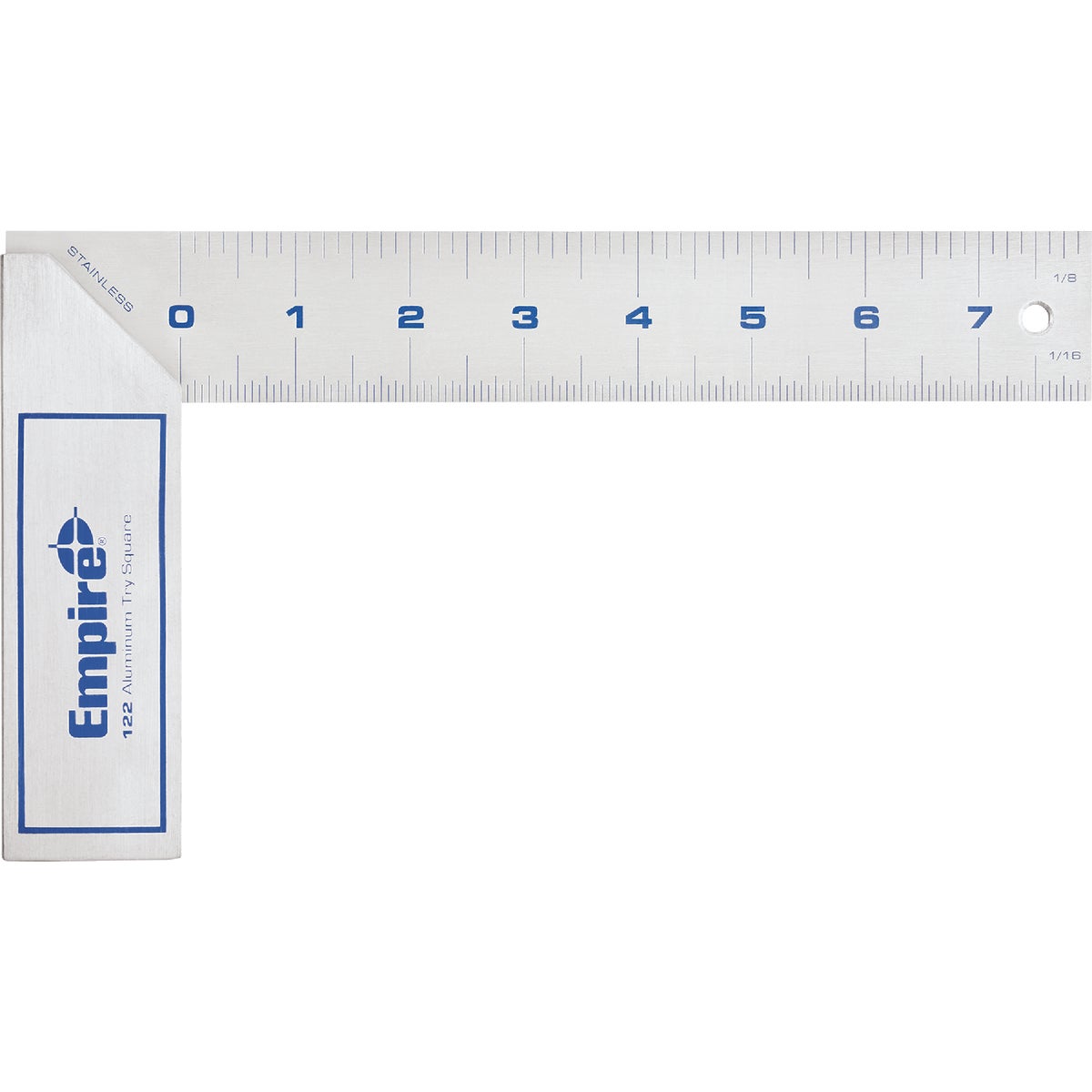 Empire True Blue 8 In. L English Heavy-Duty Try Square Image 1