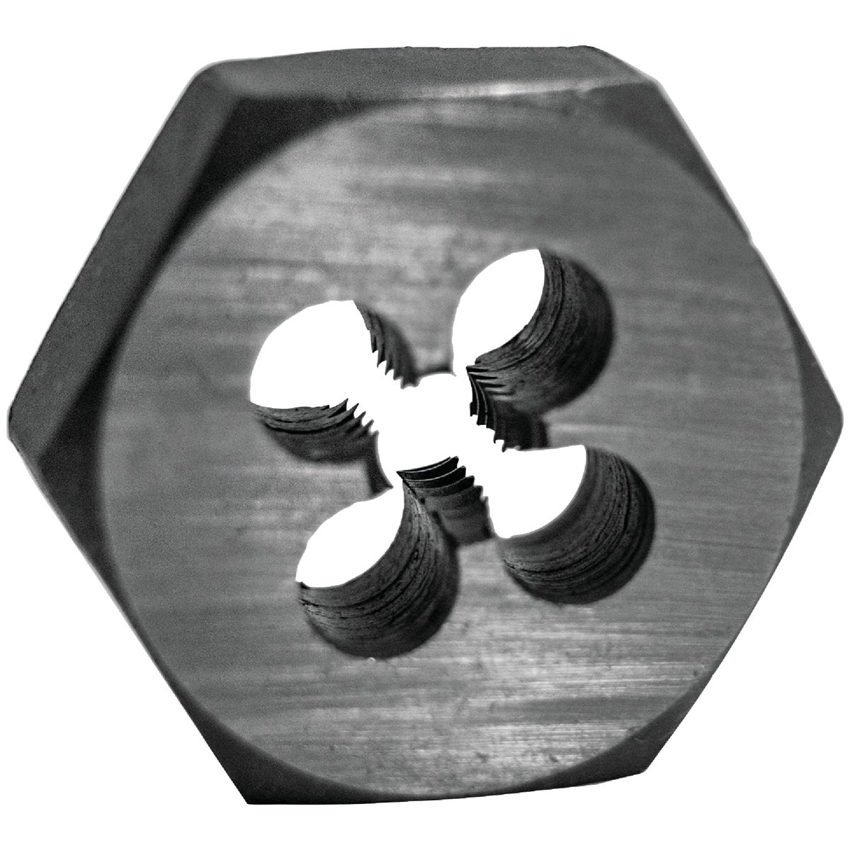 Century Drill & Tool 5/16-18 National Coarse 1 In. Across Flats Fractional Hexagon Die Image 2