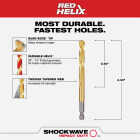 Milwaukee SHOCKWAVE Impact Duty 19/64 In. Titanium Hex Shank Drill Bit Image 2