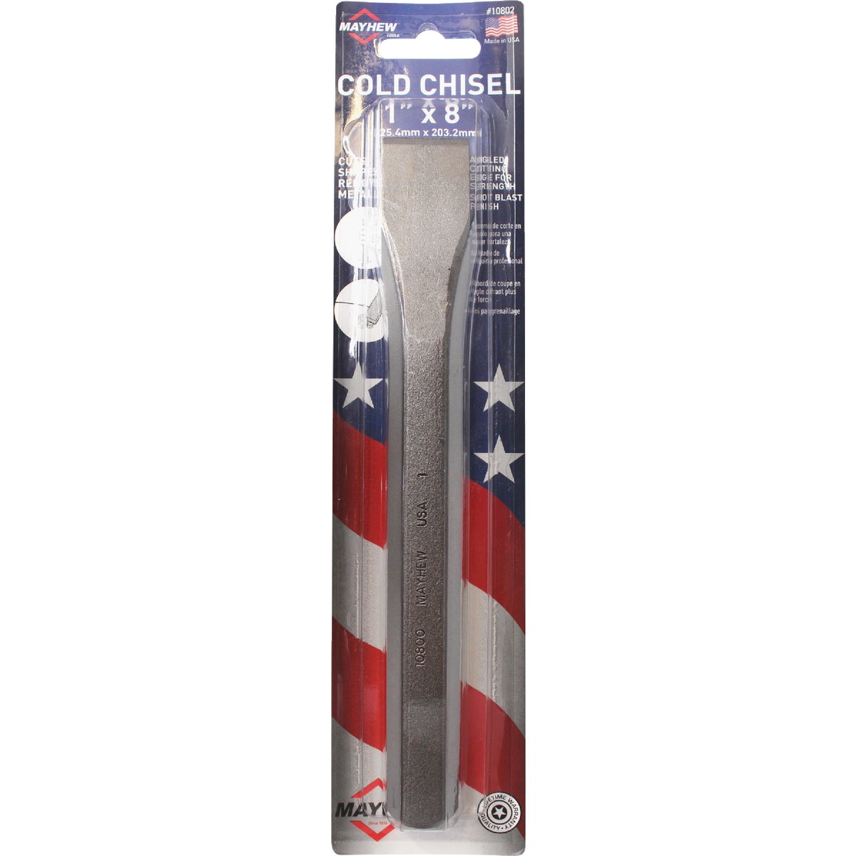 Mayhew Tools 1 In. x 8 In. Cold Chisel Image 2