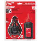 Milwaukee 100 Ft. Bold Chalk Line Reel and Chalk, Red Image 1