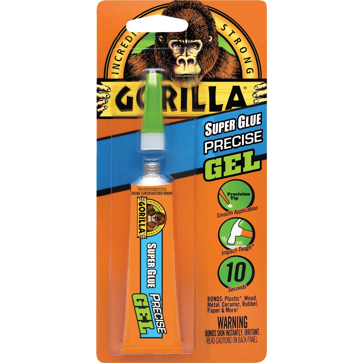 Gorilla 0.53 Oz. Super Glue No Drip Gel