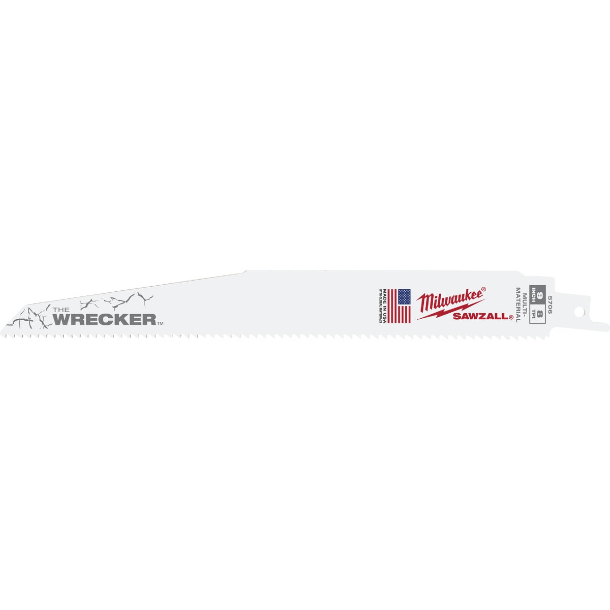 Milwaukee SAWZALL The WRECKER 9 In. 7/11 TPI Multi-Material Demolition Reciprocating Saw Blade (25-Pack) Image 1