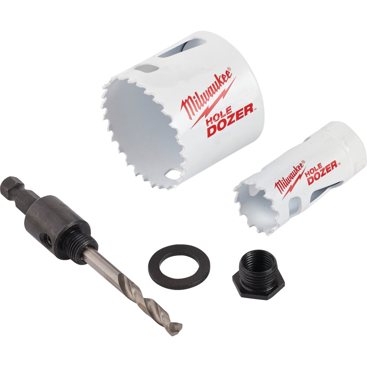 Milwaukee HOLE DOZER Bi-Metal Door Lock Installation Hole Saw Set (4-Piece) Image 1