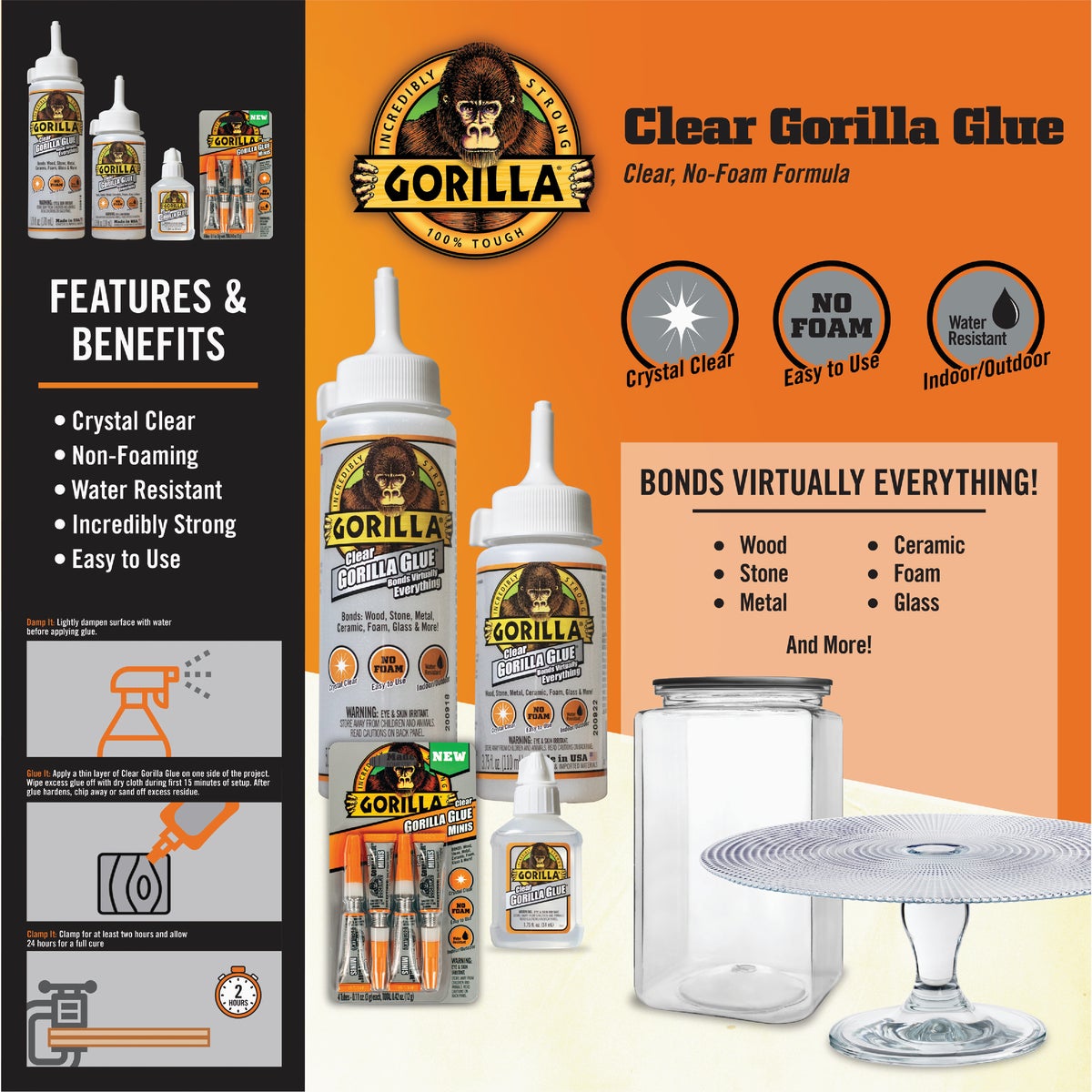 Gorilla 5.75 Oz. Clear All-Purpose Glue Image 5