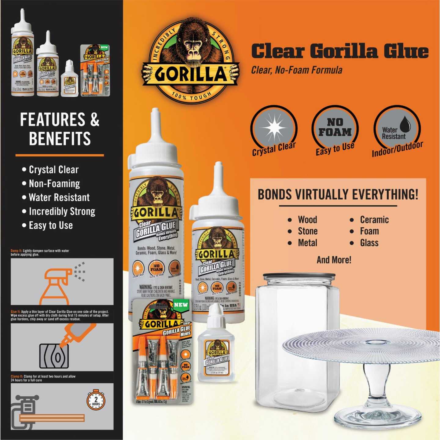 Gorilla 5.75 Oz. Clear All-Purpose Glue Image 5
