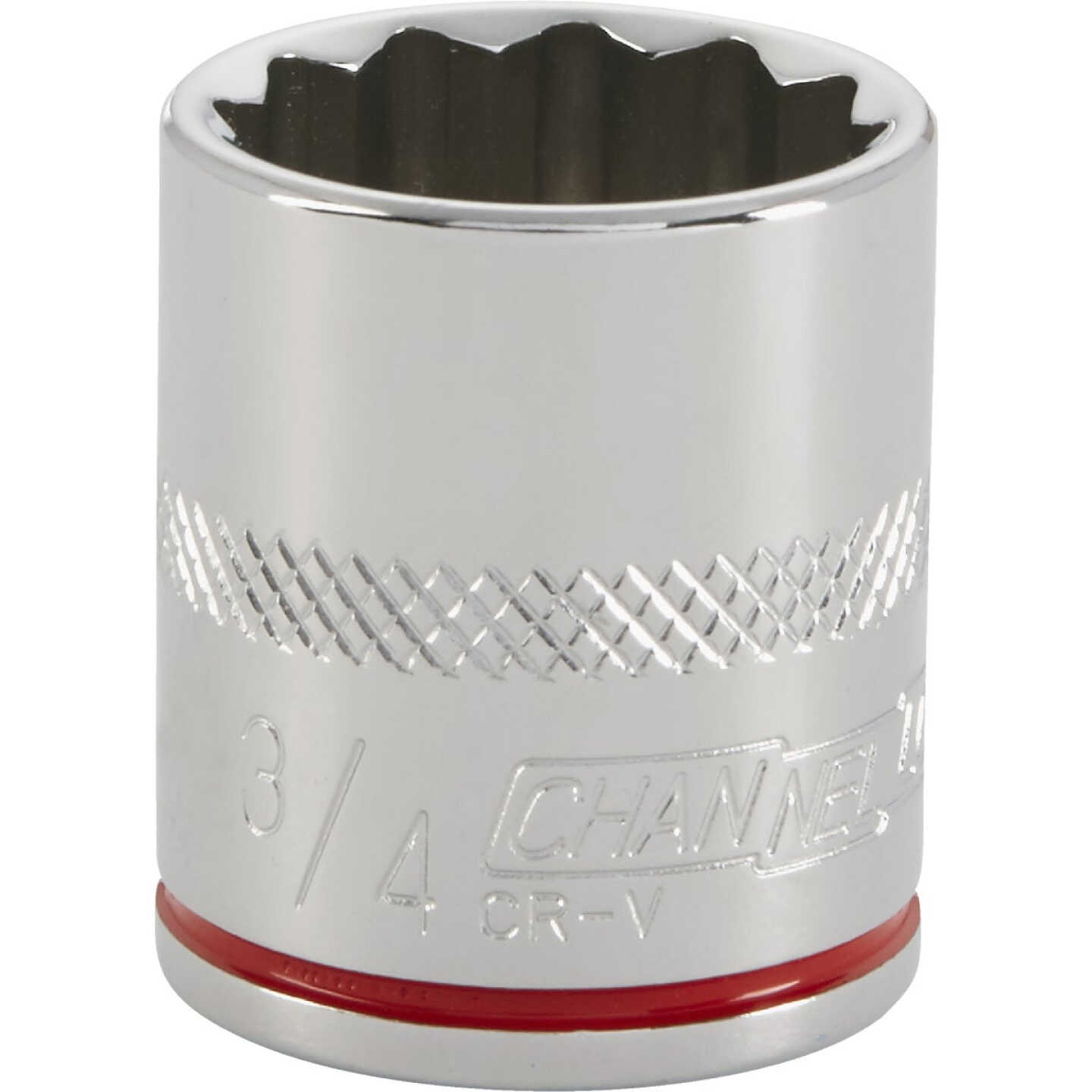 Channellock 3/8 In. Drive 3/4 In. 12-Point Shallow Standard Socket Image 1