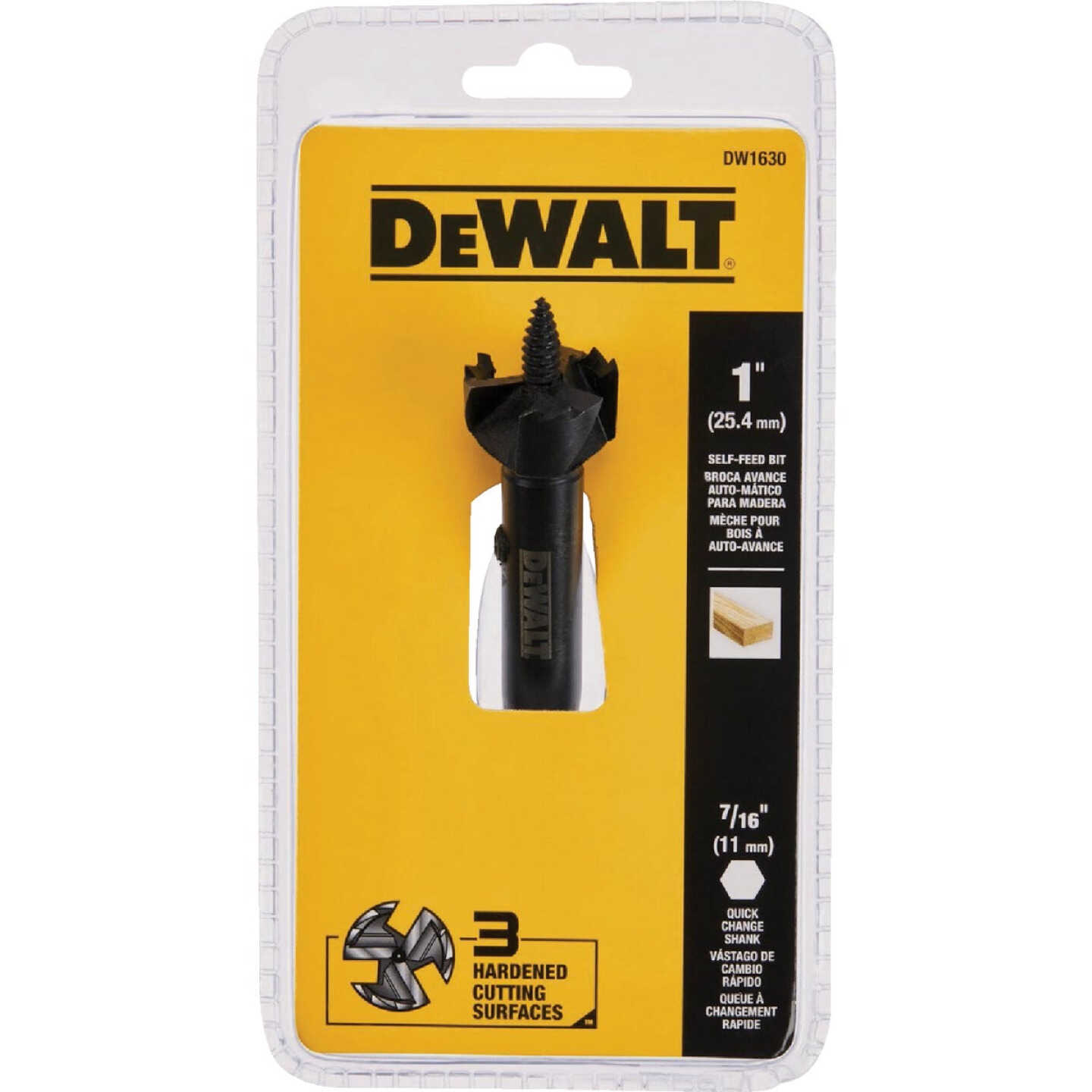 DEWALT 1 In. Heavy Duty Self-Feed Wood Bit Image 3