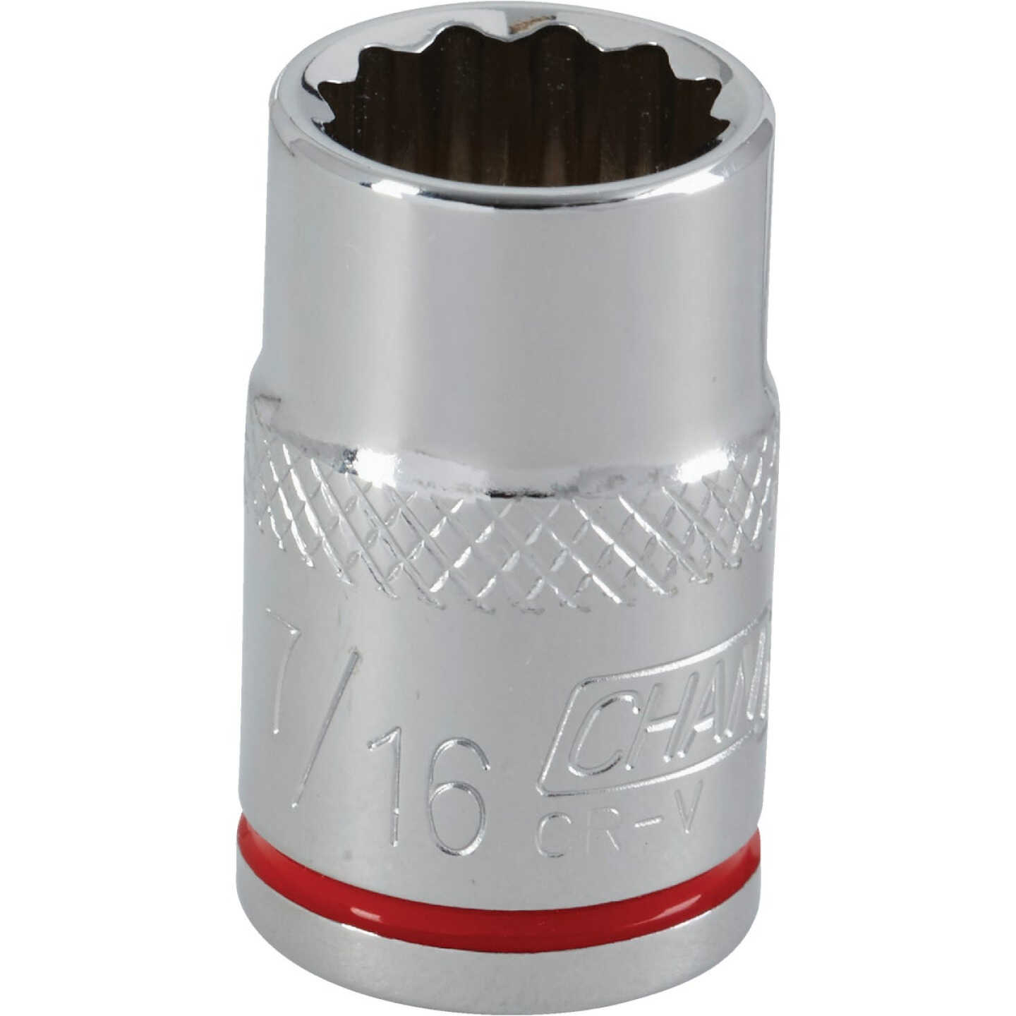 Channellock 3/8 In. Drive 7/16 In. 12-Point Shallow Standard Socket Image 1