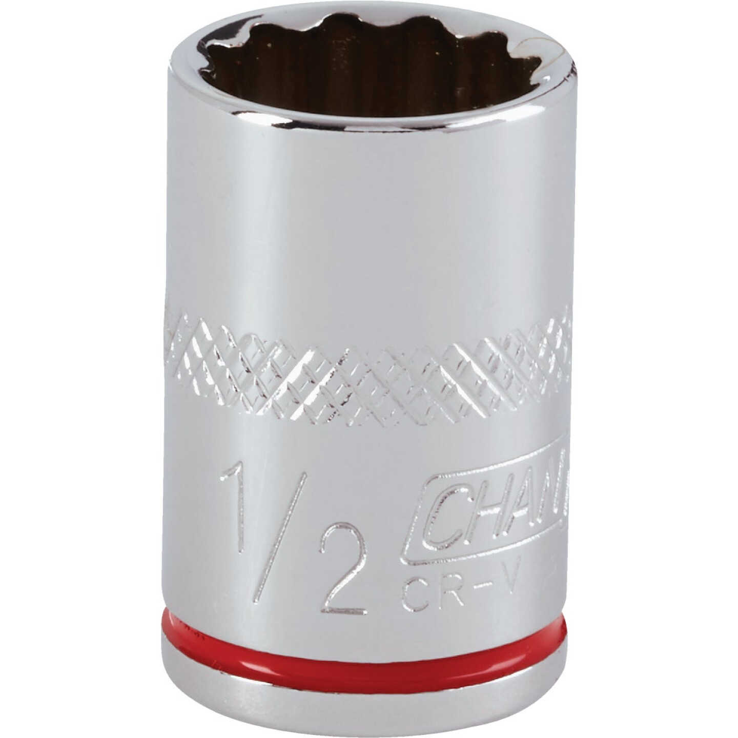 Channellock 3/8 In. Drive 1/2 In. 12-Point Shallow Standard Socket Image 1